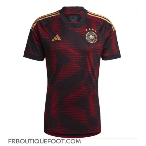 Maillot de foot Allemagne Extérieur vêtements Monde 2022 Manches Courtes